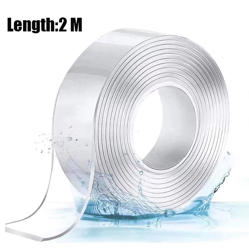 3M 5M Long Strong Double-Sided Adhesive Nano Non-Marking Transparent Acrylic Tape Home Appliances Wall Stickers Home Improvement