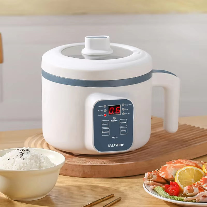 1.7L Electric Rice Cooker Single Double Layer 220V Multi Cooker Non-Stick Smart Mechanical Multicooker Steamed Rice Pot for Home