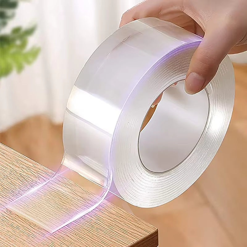 3M 5M Long Strong Double-Sided Adhesive Nano Non-Marking Transparent Acrylic Tape Home Appliances Wall Stickers Home Improvement