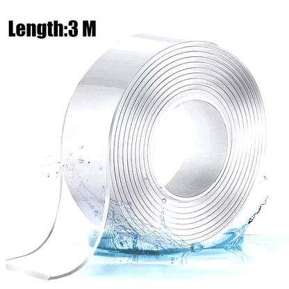 3M 5M Long Strong Double-Sided Adhesive Nano Non-Marking Transparent Acrylic Tape Home Appliances Wall Stickers Home Improvement