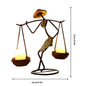 Metal Candle Holder Home Decor Accessories African Candlesticks for Candles Decorative Chandeliers Candle Wedding Centerpieces